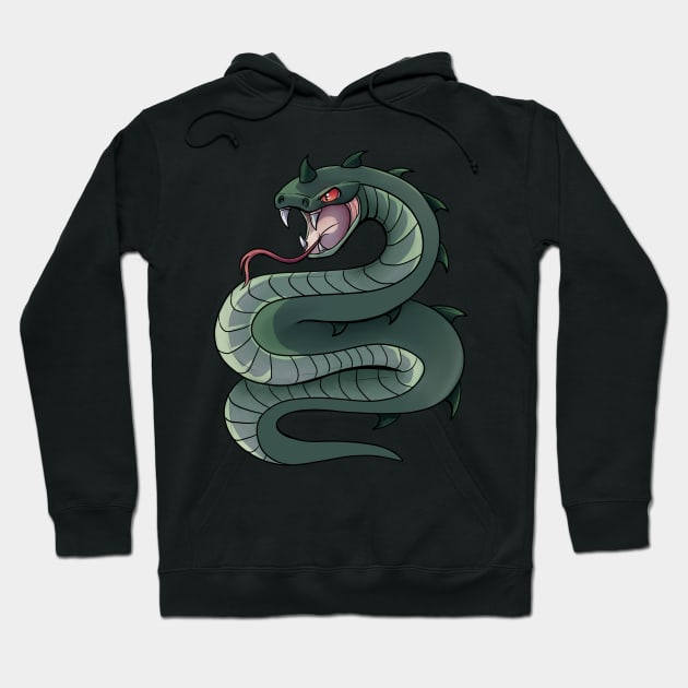 Basilisk Hoodie by BeksSketches